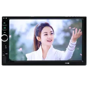 Bộ Phát Đa Phương Tiện 2din 7018B Cho Xe Hơi, Đầu Phát MP5 HD 7 "Màn Hình Cảm Ứng, Màn Hình Kỹ Thuật Số, Tự Động, Trình Đa Phương Tiện Mirror Link FM Media Stereo Với BT