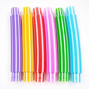 Hot Sale Colorful DIY Plastic Fidget Tube Toys Fidget Magic Pop Tube Fidget Toys - Product Image 1