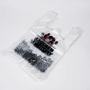 बिजनेस के लिए टिकाऊ क्रेजी सेलिंग फोल्डेबल पैकेजिंग बैग बायोडिग्रेडेबल फैशन प्लास्टिक शॉपिंग बैग