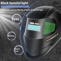Casque de soudage solaire à gradation automatique monté sur la tête Capuchon d'isolation thermique anti-éblouissement et anti-arc pour soudeurs