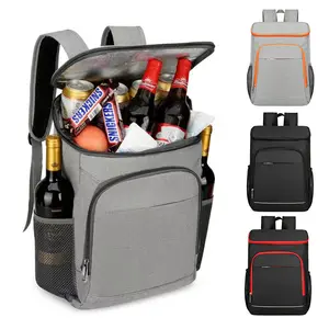 Mochila enfriadora Bolsa refrigeradora aislada Mochila para picnic con logotipo personalizado Mochila enfriadora de cerveza impresa