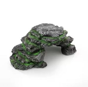 Accessoires pour reptiles Repaire de reptiles Cachette Grotte Tortue Basking Plate-forme Abri pour <span class=keywords><strong>L</strong></span>ézard Dragons Barbus - Product Image 3