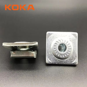 Écrou <span class=keywords><strong>de</strong></span> canal Unistrut galvanisé à chaud, prix d'usine, zincé, K1062, rondelle rapide - Product Image 4