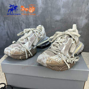 Chaussures décontractées pour hommes de qualité supérieure, style 3XL, nouvelles tendances, chaussures épaisses, légères, avec sangle, pour la course et la marche, Balenciagas - Product Image 2