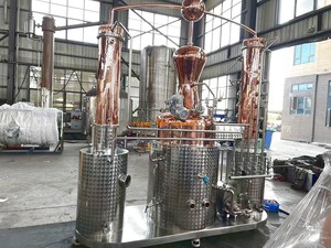 Equipo de Destilación de Alcohol de Cobre TW Comercial de 300L 500L para la Venta, Máquina para la Elaboración de Licores Artesanales - Product Image 6