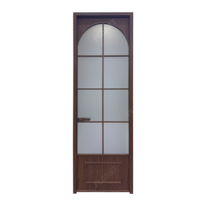 <span class=keywords><strong>Porte</strong></span> battante simple en bois personnalisée pour hôtel de luxe français, idéale pour l'entrée de jardin, véranda, cuisine ou extérieur avec vitrage – pour l'entrée - Product Image 4