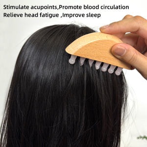 Outils de massage en bois pour le corps, rouleau de massage manuel pour les muscles endoloris, rouleau de fascia en bois pour le massage des tissus profonds et la <span class=keywords><strong>drainage</strong></span> <span class=keywords><strong>lymphatique</strong></span> - Product Image 3