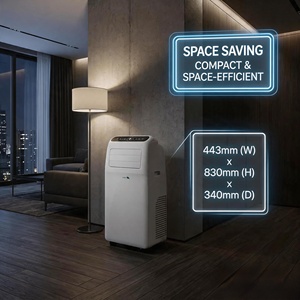 เครื่องปรับอากาศแบบพกพา 9000 บีทียู |   น้ำยาทำความเย็น R290 Eco 2-in-1 ระบบทำความเย็นและความร้อน ไม่ต้องใช้เครื่องมือ ครบวงจรสำหรับใช้ในบ้าน - Product Image 5