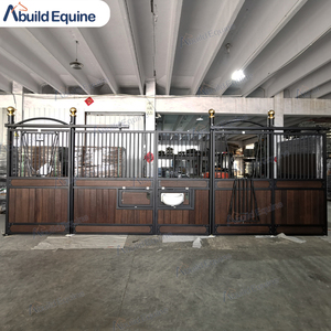 Ngựa ổn định cửa cưỡi ngựa ổn định bảng điều khiển sơn tĩnh điện ngựa - Product Image 6