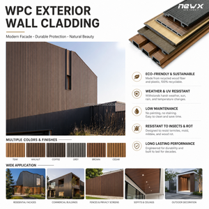 Echantillon Panneau Mural en Bois Massif a Lames Verticales Style Contemporain pour Interieur - Product Image 3