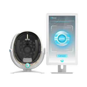 Professionele 3d Gezichtsscanner Vochtige Huidallergie Testmachine Gezichtshuid Type Analyzer Met Huidgevoelige Test W