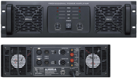 Ventes directes d'usine Auway, module d'amplificateur de puissance numérique de classe H à 2 canaux PA1.3, 1300W, 3U, corps métallique professionnel, 220V-240V