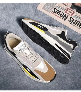 Men's 2026 Spring <strong>Athletic</strong> Shoes New Style Casual Synthetic with Thick-Soled Comfortable Anti-Slip Barefoot <strong>Runners</strong> Mesh Lining - Product Image 6