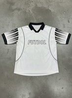Couleurs personnalisées lettre impression Design graphique Maglie Calcio Jersey Magliette Da Uomo Sublimation luxe impression Futbol Jersey T-Shirts
