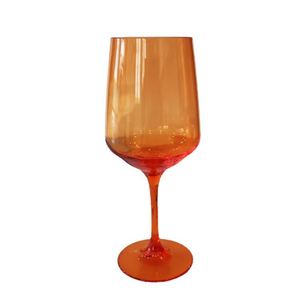 Gobelet personnalisé avec logo, 540 ml, en plastique acrylique incassable, coloré, transparent, moderne, 114 g, blanc, pour verres à vin rouge, fête, mariage - Product Image 1