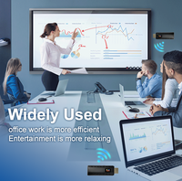 Forbetdis Émetteur-récepteur sans fil portable 2.4G 5G 50M 1080P pour la diffusion en continu de la vidéo et de l'audio vers la télévision ou le projecteur
