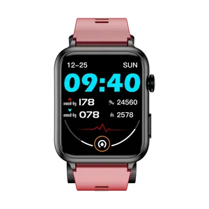 Reloj médico y de salud profesional inteligente PPG ECG Fundo Heath Smart Watch Bluetooth llamada reloj inteligente