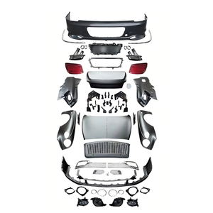 Pare-chocs de lifting pour Flying Spur <span class=keywords><strong>2020</strong></span>, de l'ancien au dernier modèle, avec découpes pour l'échappement, en plastique - Product Image 3