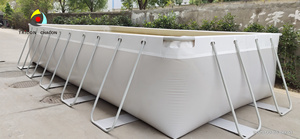 Bể Bơi Khung Kim Loại Bền Trên Mặt Đất Kích Thước OEM Bán Chạy - Product Image 4