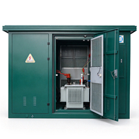 Poste de transformateur extérieur de type européen YBM-12 630 kVA, poste de transformateur complet de type coffret 12 kV/0,4 kV avec appareillage MT/FT