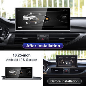 HFMidia Qualcomm8581 Multimédia pour Audi A6 C7 A7 2012-2018 CarPlay sans fil GPS Navi Lecteur radio Bluetooth Écran tactile - Product Image 3