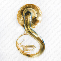 Sousaphone entièrement en métal de qualité supérieure laque d'or C clé Sousaphone bon prix Sousaphone professionnel