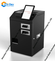 Machine libre-service de dépôt et de retrait en espèces de PC Windows de 10.1 pouces Machine de paiement de kiosque de traitement d'espèces