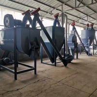 Ligne de machine à granulés d'aliments automatiques Ns, capacité de 100 tonnes/h, moteur électrique, granulés personnalisables (0,5-12 mm) pour animaux d'élevage