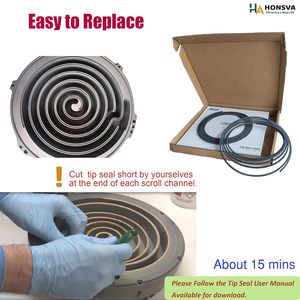 ชุดเปลี่ยนซีลทิปสำหรับ Leybold SCROLLVAC 15 Plus วัสดุซีล PTFE โซลูชันการบำรุงรักษาปั๊ม - Product Image 5