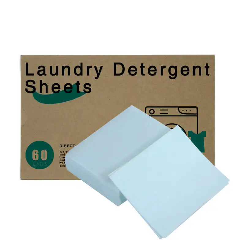 Sinh thái thân thiện giặt chất tẩy rửa Sheets đối với máy giặt máy sấy không gây dị ứng chống tĩnh chất tẩy rửa giặt Sheets