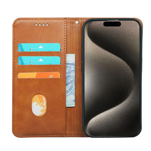 Funda de Piel Magnética Tipo Cartera para iPhone 17 Air 16 Pro Max 15 16e con Ranuras para Tarjetas de Crédito - Product Image 2