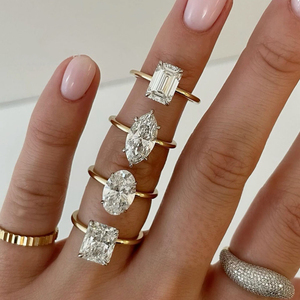 Customized Jewelry 18K Rose Gold <b>Cushion</b> Cut IGI 1CT Lab Diamond <b>Ring</b> <b>Wedding</b> Diamond Engagement <b>Ring</b> - Product Image 3