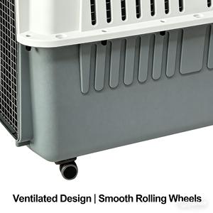 Ekstra Büyük Köpek Kafesi IATA Onaylı Ağır Hizmet Tipi Büyük Köpekler İçin Evcil Hayvan Taşıma Çantası - Product Image 3