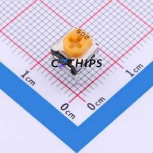Resistencia Ajustable/Potenciómetro WH06-2C-502(5K) Componente de Orificio Pasante (THT) Resistencia 5kOhm 25% 100mW - Product Image 1