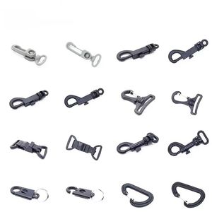 10mm nhựa làm việc tấm tag Webbing Nylon giấy chứng nhận dây đeo vai điều chỉnh Kết nối khóa mùa xuân xoay Snap móc - Product Image 5