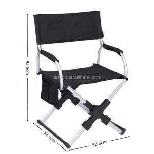 Chaise de camping pliante en alliage d'aluminium de haute qualité, portable, pour la pêche, le loisir et le maquillage, chaise de réalisateur - Product Image 2