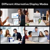 Moniteur portable triple, attachable, 14 pouces, FHD, IPS, support pliable, double/triple écran étendu, moniteur USB pour ordinateur portable