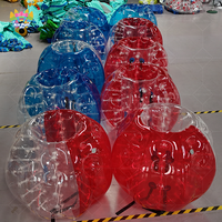 Ballon gonflable AirFunPro en bâche PVC, ballon de football à bulles humaines, ballon Zorb pour enfants et adultes, 1,2 m/1,5 m/1,8 m