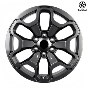 Rueda <span class=keywords><strong>de</strong></span> Aleación <span class=keywords><strong>de</strong></span> Aluminio Forjado DW <span class=keywords><strong>de</strong></span> 1 Pieza y 6 Orificios en Gris Metálico para Camionetas y SUV, Llantas para Dodge Ram 1500 2500 Ram Trucks Rebel - Product Image 1