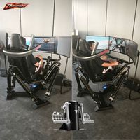 Simulateur de course VR complet avec capteurs de mouvement, équipement de simulation de voiture PC en intérieur, expérience de circulation, pour l'éducation scolaire
