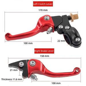 Repuestos Universales para Motos, Palancas de Freno y Embrague Plegables, Resistentes a Impactos, Mecanizadas por CNC, para Motocicletas Todoterreno - Product Image 2