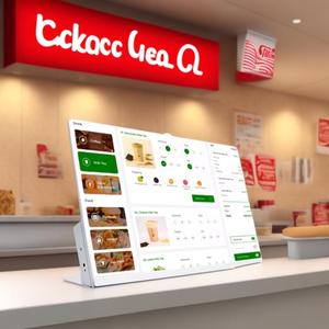 Tablettes de commande pour restaurant en forme de L de 21, 21,5, 23,8, 24 et 29 pouces - Product Image 1
