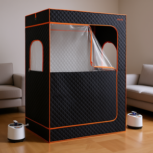 Sauna Portátil Vevor para 1 Persona, con Vapor Húmedo, Spa en Casa, Ventanas Transom, Marco de Acero Inoxidable, Alimentación por Enchufe - Product Image 2