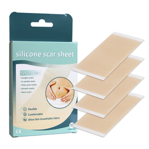 <span class=keywords><strong>Pansements</strong></span> auto-adhésifs imperméables de feuille de traitement de cicatrice de bande de gel de silicium <span class=keywords><strong>pour</strong></span> la réparation et la thérapie de cicatrice - Product Image 1