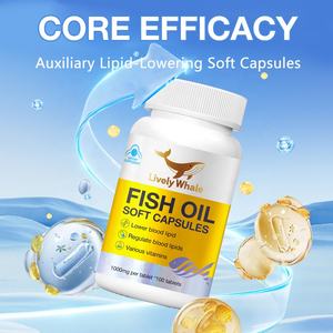 Lively Whale Omega3 Óleo De Peixe Cápsulas Macias, fonte De Alta Pureza Mar Profundo, fonte De Fábrica, OEMODM - Product Image 3
