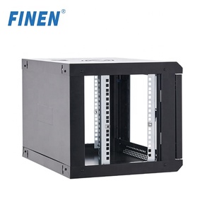 Gabinete de Rack de Pared para CCTV FINEN OEM de 19 Pulgadas, 6U, <span class=keywords><strong>7U</strong></span>, 8U, 9U, con Ventilador y Estante - Product Image 4