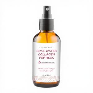 120 एमएल गुलाब जल तरल ड्रॉप कोलेजन पेप्टाइड्स महिलाओं के लिए हाइलूरोनिक एसिड आहार पूरक के साथ - Product Image 4
