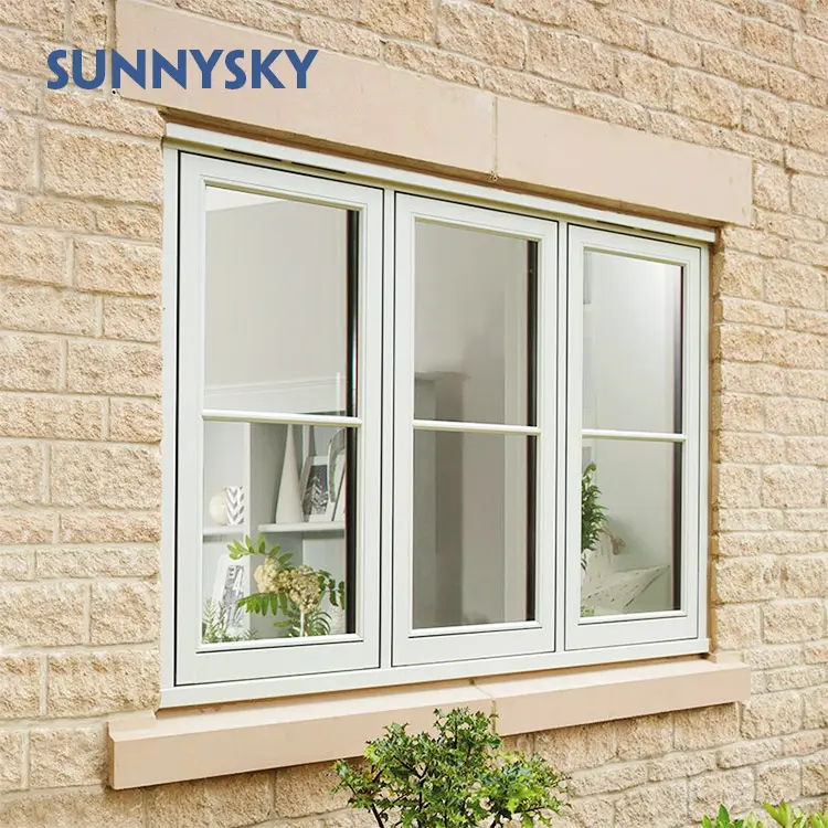 Sunnysky หน้าต่างบานเลื่อนอลูมิเนียมปรับแต่งได้, หน้าต่างบานเลื่อนทำจากอลูมิเนียมปรับสภาพอากาศได้