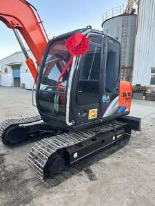 รถขุดฮิตาชิ ZX70 มือสอง สภาพดีเยี่ยม ราคาถูก รุ่นปี 2022 น้ำหนักใช้งาน 7500 กก. บุ้งกี๋ 0.34 ลบ.ม. มอเตอร์ เกียร์ แบริ่ง - Product Image 3