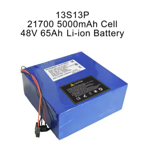 48V 24Ah 18650 21700 Rechargeable Li-ion Battery Customized 12V 24V 36V 48V 15Ah 20Ah 30Ah 35Ah E-bike Lithium Battery Pack